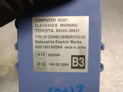 Second-hand car spare part electronic module for lexus gs (_s19_) 450h (grs191_, gws191_) oem iam references 8934030031 adc100120500a denso 