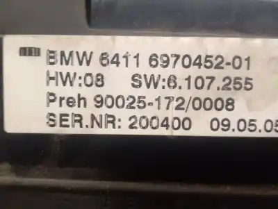 Pezzo di ricambio per auto di seconda mano controllo climatico per bmw 7 (e65, e66, e67) 730 ld riferimenti oem iam 64116970452 6107255 