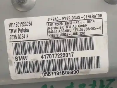 Pezzo di ricambio per auto di seconda mano airbag lato posteriore destro per bmw 7 (e65, e66, e67) 730 ld riferimenti oem iam 417077222017 30350064a trw 