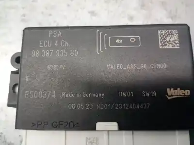 Автозапчастина б/у електронний модуль для peugeot 208 ii (ub_, up_, uw_, uj_) 1.2 puretech 100 посилання на oem iam 9838793580 e500374 valeo 