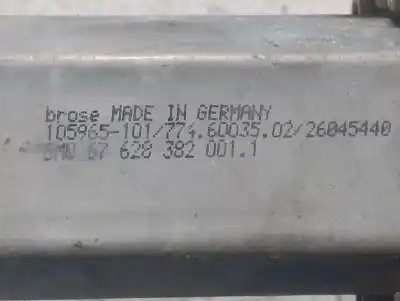 Автозапчасти б/у регулятор стекла заднего левого за bmw 7 (e65, e66, e67) 730 ld ссылки oem iam 7138863e 105965101 brose 67628382001