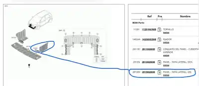 Piesă de schimb auto la mâna a doua scut motor pentru kia picanto iii (ja) 1.2 referințe oem iam 29130g6000  29130g6000