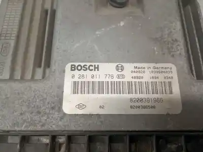 Second-hand car spare part ecu engine control for renault megane ii (bm0/1_, cm0/1_) 1.9 dci (bm0g, cm0g) oem iam references 8200391966 0281011776 bosch 