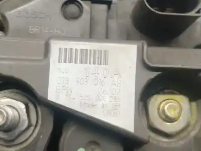 Second-hand car spare part alternator for audi a6 c5 (4b2) 2.5 tdi oem iam references 078903016ab 0124525008 bosch 078903016ac