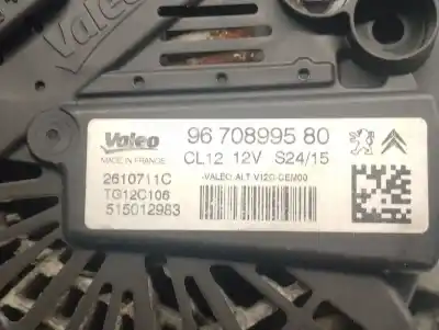 Pezzo di ricambio per auto di seconda mano alternatore per citroen c4 picasso ii 1.2 thp 130 riferimenti oem iam 9670899580 2610711c valeo 9818677980