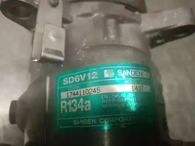 Peça sobressalente para automóvel em segunda mão compressor de ar condicionado a/a a/c por peugeot 307 (s1) 2.0 hdi cat referências oem iam 6453kw sd6v12 sanden 6453kw