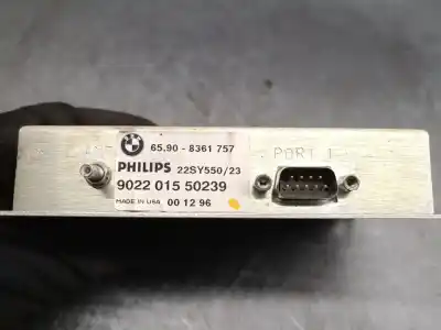 Peça sobressalente para automóvel em segunda mão antena por bmw 7 (e38) 740 i, il referências oem iam 65908361757 22sy550 philips 