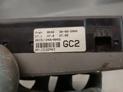Автозапчасти б/у климат-контроль за opel astra h gtc (a04) 1.9 cdti (l08) ссылки oem iam 13122963  