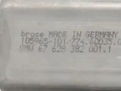 Second-hand car spare part driver left window regulator for bmw 7 (e65, e66, e67) 730 ld oem iam references 51337202479  51337202479