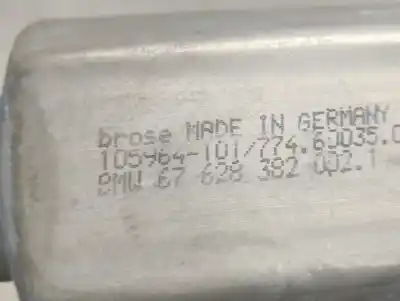 Second-hand car spare part passenger side right window regulator for bmw 7 (e65, e66, e67) 730 ld oem iam references 51337202480  51337202480