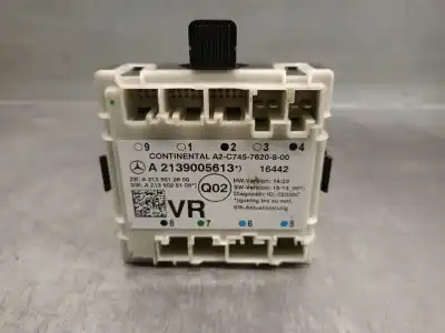 Peça sobressalente para automóvel em segunda mão módulo de confort / bsi /bcm por mercedes-benz clase e (w213) e 350 d (213.033) referências oem iam a2139005613