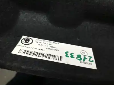 Автозапчастина б/у задній лоток для skoda superb iii (3v3) 2.0 tdi посилання на oem iam 3v5867769e  3v5867769e