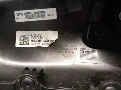 Автозапчастина б/у обкітка задніх лівіх дверей для kia picanto iii (ja) 1.2 посилання на oem iam 83351g6010  83307g6030fhv