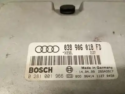 Автозапчастина б/у ебу контролер двигуна для audi a4 b5 (8d2) 1.9 tdi посилання на oem iam 038906018fd 0281001966 