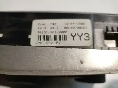 Pezzo di ricambio per auto di seconda mano controllo riscaldamento / aria condizionata per opel astra h twintop (a04) 1.9 cdti (l67) riferimenti oem iam 13231157  6822090