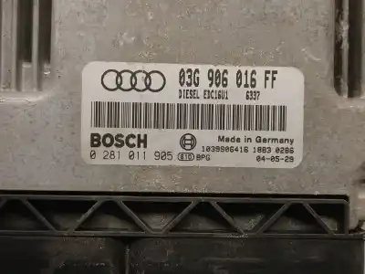 Автозапчасти б/у блок управления двигателем за audi a3 (8p1) 2.0 tdi 16v ссылки oem iam 03g906016ff 0281011905 bosch 