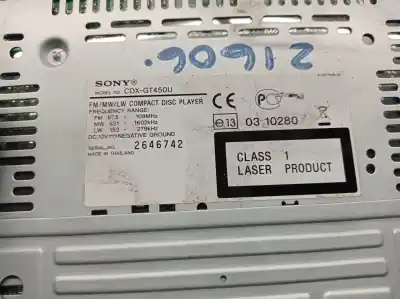 Автозапчасти б/у аудиосистема / радио cd за renault megane ii ranchera familiar (km0/1_) 1.5 dci (km16, km1e) ссылки oem iam 2646742  