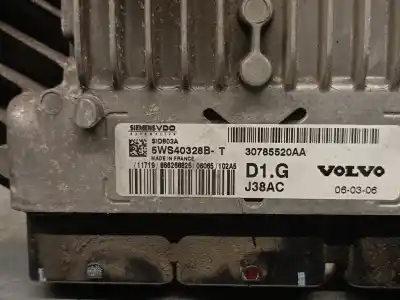 Second-hand car spare part ecu engine control for volvo v50 (545) 2.0 d oem iam references 30785520aa 5ws40328b siemens 
