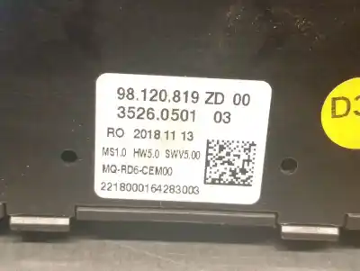 Автозапчастина б/у многофункційне управління для citroen jumpy furgón (v_) 1.6 bluehdi 115 посилання на oem iam 98120819zd 3526050103 