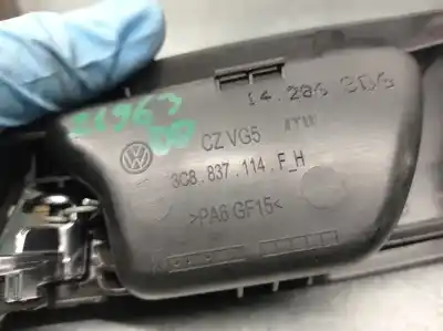 Second-hand car spare part interior right front handle for volkswagen cc  oem iam references 3c8837114f  