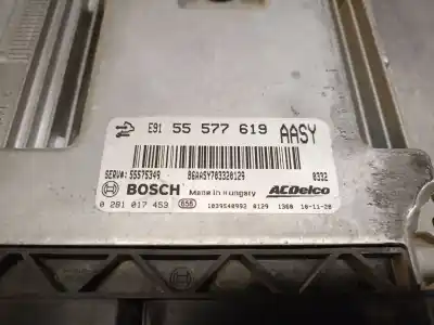 Автозапчастина б/у ебу контролер двигуна для opel insignia a (g09) 2.0 cdti (68) посилання на oem iam 55577619 0281017453 bosch 