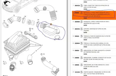 Автозапчастина б/у труба для opel astra h (a04) 1.6 (l48) посилання на oem iam 24437914  836865