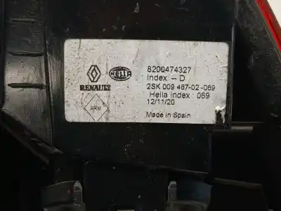Pezzo di ricambio per auto di seconda mano luci posteriori destra per renault grand scénic ii (jm0/1_) 1.5 dci (jm1e) riferimenti oem iam 8200474327 2sk009467 hella 8200474327