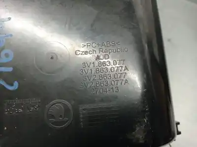 Автозапчастина б/у бардачок для skoda superb iii (3v3) 2.0 tdi посилання на oem iam 3v1863077 3v1863077a 