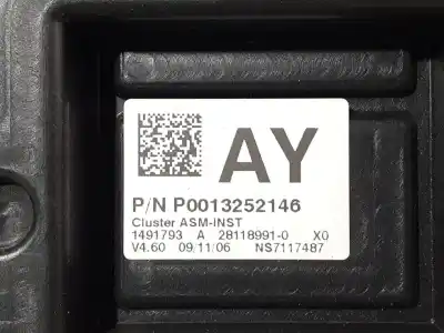 Автозапчасти б/у приборная доска за opel corsa d (s07) 1.3 cdti (l08, l68) ссылки oem iam p0013252146  6260982