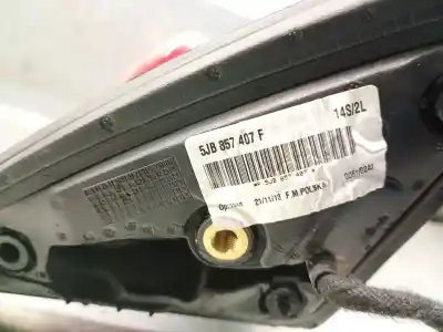 Автозапчасти б/у задний вид справа за skoda rapid spaceback (nh1) 1.6 tdi ссылки oem iam 5jb857407f 5jb8575089b9 5jb857407f