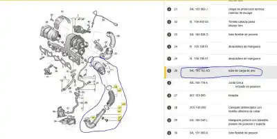 Автозапчастина б/у труба для seat ateca (kh7, khp) 1.6 tdi посилання на oem iam 04l145762e  04l145762ad