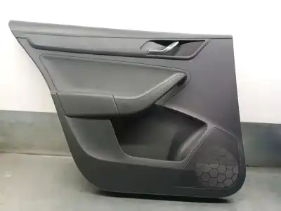 Автозапчасти б/у обивка задней левой двери за skoda rapid spaceback (nh1) 1.6 tdi ссылки oem iam 5jj867023c