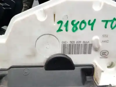 Автозапчасти б/у замок задней правой двери за skoda rapid spaceback (nh1) 1.6 tdi ссылки oem iam 5e0839016a 5e0839016a 5e0839016
