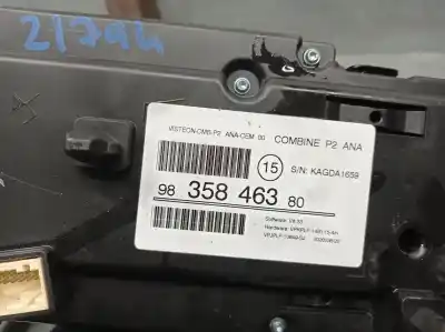 Автозапчастина б/у панель інструментів для peugeot 208 ii (ub_, up_, uw_, uj_) e-208 посилання на oem iam 9835846380  9835846380