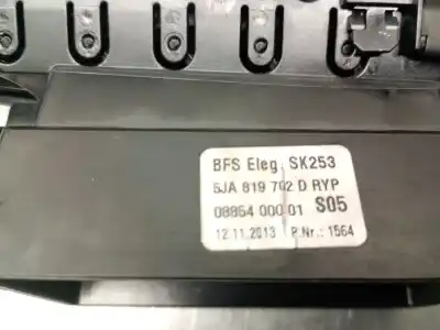 Автозапчастина б/у аератор для skoda rapid spaceback (nh1) 1.6 tdi посилання на oem iam 5ja819702  5ja819702