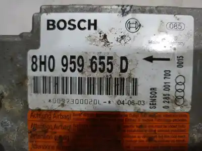 Автозапчасти б/у блок управления подушками безопасности за audi a4 b6 descapotable (8h7) 1.8 t ссылки oem iam 8h0959655d 0285001703 bosch 