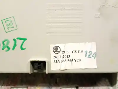 Pezzo di ricambio per auto di seconda mano scatola di guanti per skoda rapid spaceback (nh1) 1.6 tdi riferimenti oem iam 5ja868565  5ja868565
