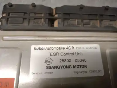 Автозапчасти б/у блок управления двигателем за ssangyong korando (kj) 2.9 td ссылки oem iam 2880005040  2880005040
