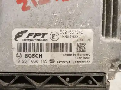 Second-hand car spare part ecu engine control for iveco daily vi furgón 33s15, 35s15, 35c15 oem iam references 5801557345 0281030169 bosch 