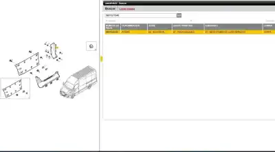 Автозапчастина б/у молдинг для iveco daily vi furgón 33s15, 35s15, 35c15 посилання на oem iam 5801521537  5801521540