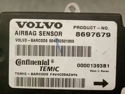 Автозапчасти б/у блок управления подушками безопасности за volvo s40 ii (544) 2.0 d ссылки oem iam 8697679  