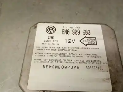 Автозапчастина б/у блок управління подушками безпеки для seat cordoba (6k1, 6k2) 1.9 tdi посилання на oem iam 6n0909603 5wk4137 6n0909603