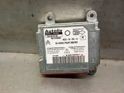 Peça sobressalente para automóvel em segunda mão centralina de airbag por citroen saxo (s0, s1) 1.1 x, sx referências oem iam 550892900
