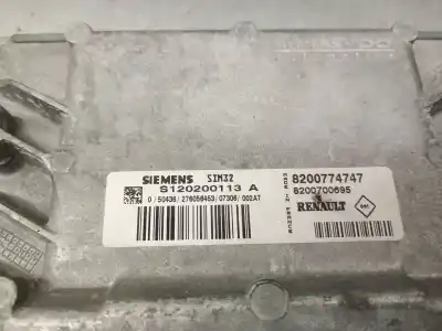 Автозапчасти б/у блок управления двигателем за renault twingo ii (cn0_) 1.2 (cn0d) ссылки oem iam 8200774747 s120200113a siemens 8200774747