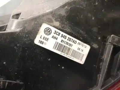 Second-hand car spare part left tailgate light for volkswagen cc  oem iam references 3c8945207ad  3c8945207ad