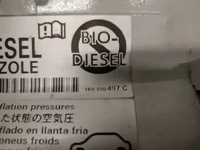 Second-hand car spare part outer fuel cap for volkswagen cc  oem iam references 1k0010497c  3c8809857e