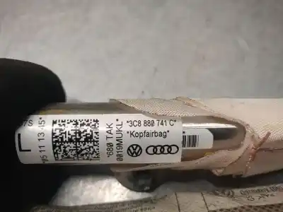 Peça sobressalente para automóvel em segunda mão airbag do lado esquerdo por volkswagen cc  referências oem iam 3c8880741c  3c8880741c