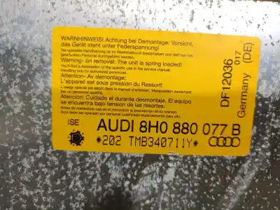Автозапчасти б/у стабилизатор поперечной устойчивости за audi a4 b6 descapotable (8h7) 1.8 t ссылки oem iam 8h0880077b  