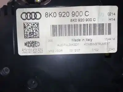 Автозапчастина б/у панель інструментів для audi a4 b8 (8k2) 2.0 tdi посилання на oem iam 8k0920900c 503001621503 magneti marelli 8k0920900dx