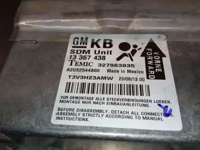 Pezzo di ricambio per auto di seconda mano centralina airbag per opel corsa d (s07) 1.3 cdti (l08, l68) riferimenti oem iam 13367438 a2c82544800 temic 